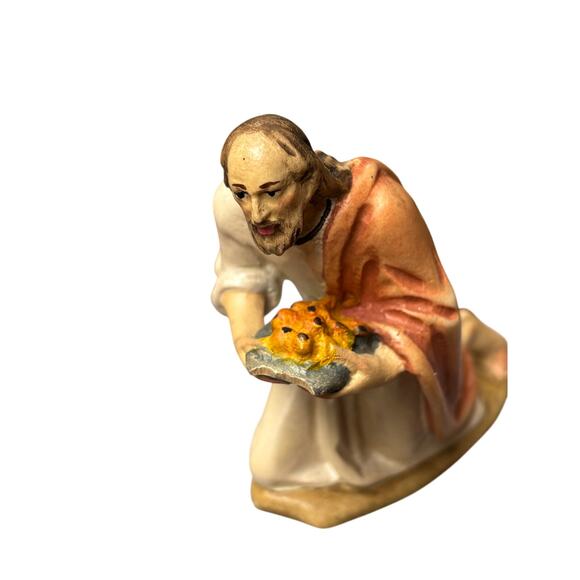 Kostna Nativity Scene Figurine Set Hand-Painted Christmas 11-Piece Vintage Look - Picture 9 of 10